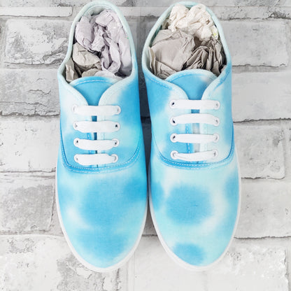 SALE Blue Lace Up Trainers - Size 9