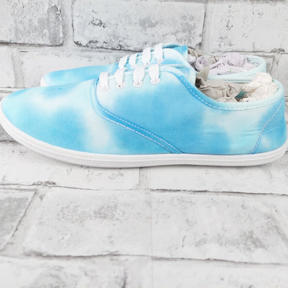 SALE Blue Lace Up Trainers - Size 9