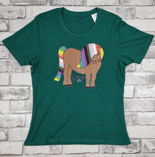 Pony Design Fitted T-shirt