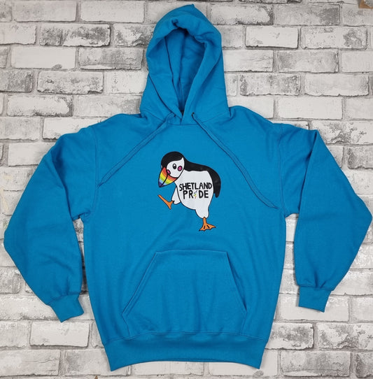Adult's Puffin Hoodie - Blue