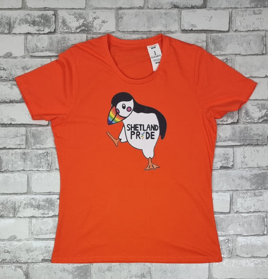 Puffin Design Fitted T-shirt
