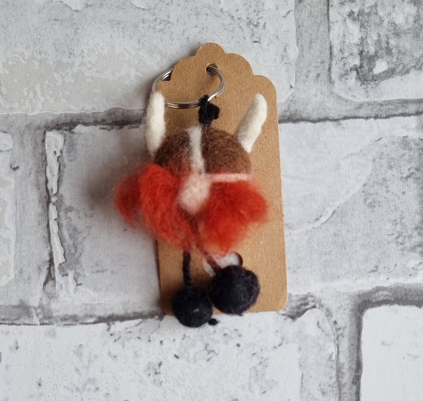 Needle Felted Viking - Keyring