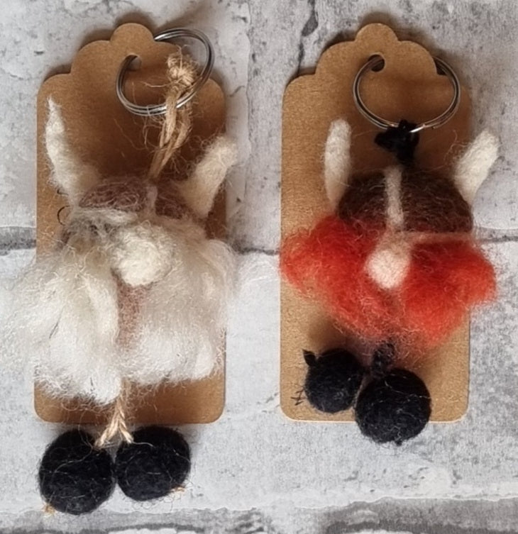 Needle Felted Viking - Keyring