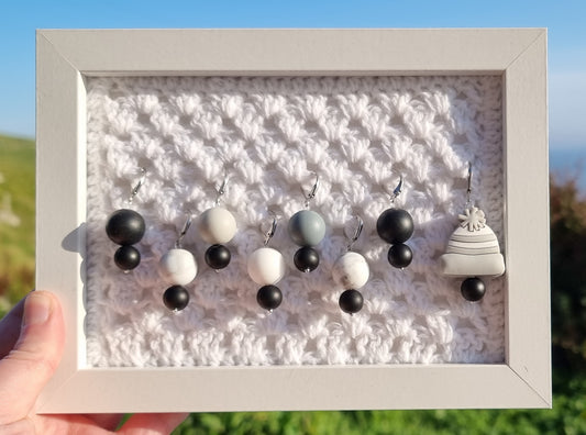 Grey Hat Stitch Markers