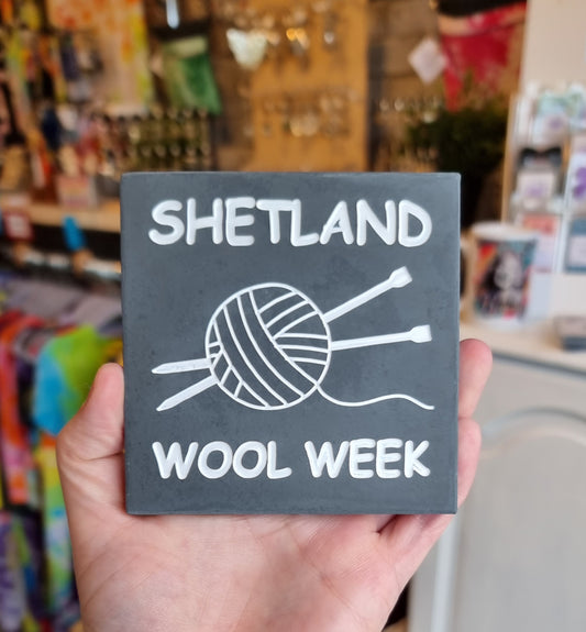 Wool Week Small Slate Plaque