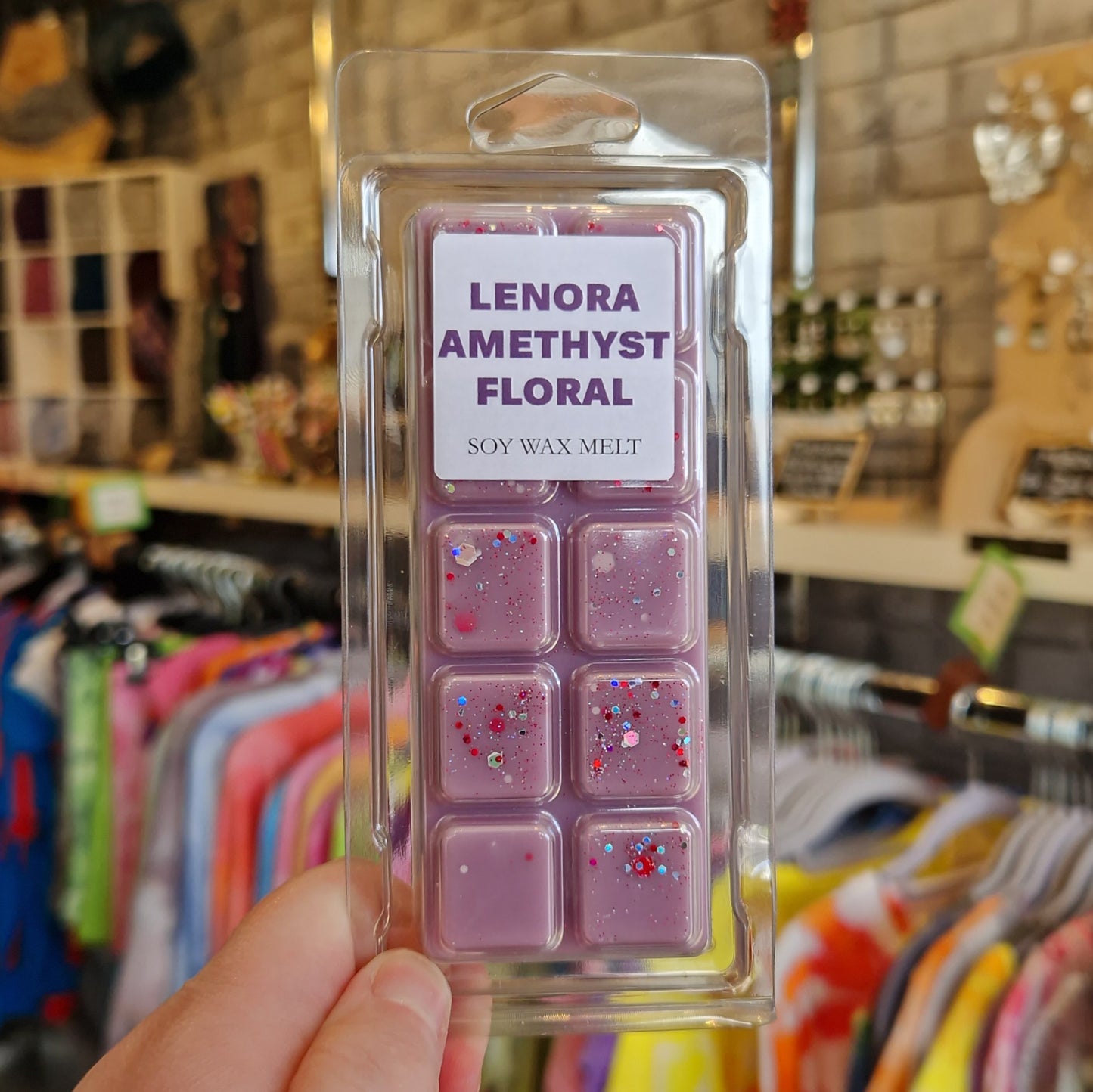 Lenora Amethyst Floral - Wax Melt Snap Bar