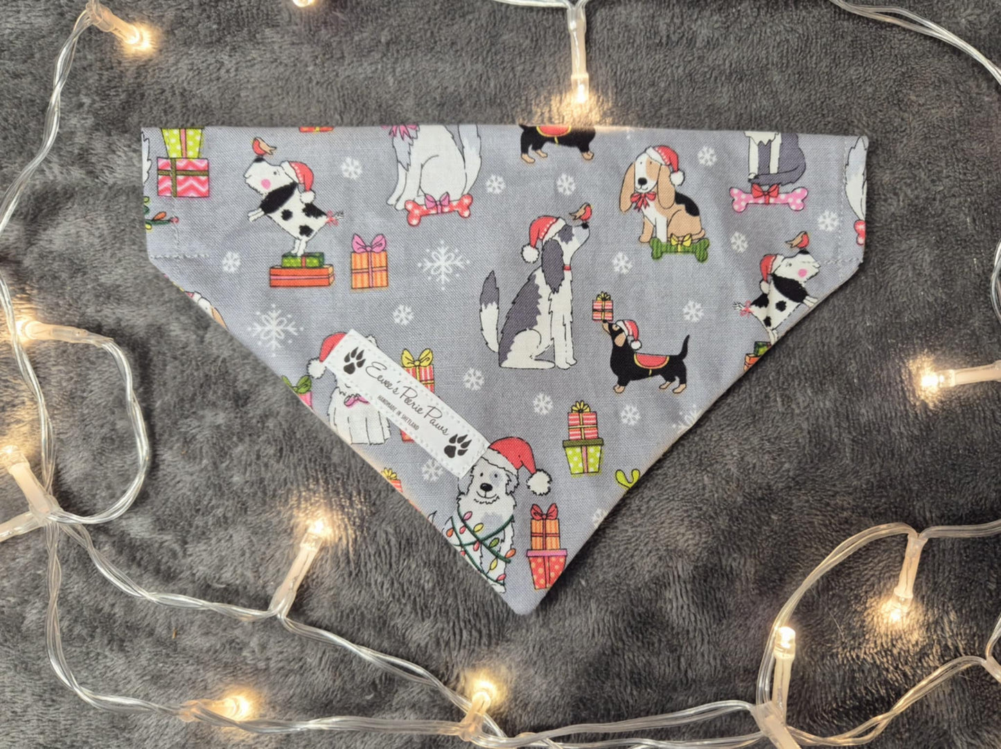 Christmas Dogs - Over The Collar Pet Bandana