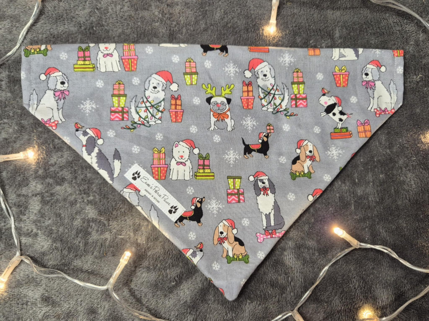 Christmas Dogs - Over The Collar Pet Bandana