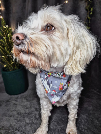 Christmas Dogs - Over The Collar Pet Bandana