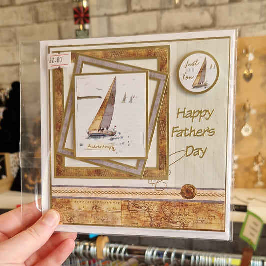 Anchors Away Father's Day Card