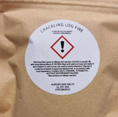 Crackling Log Fire - Wax Brittle