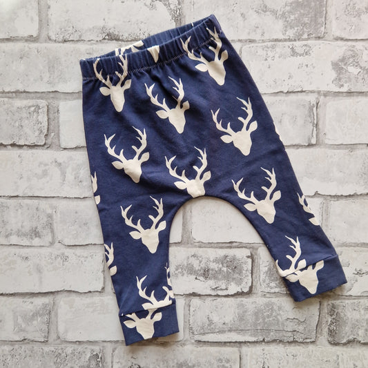 Blue Deer Trousers - 6-9m