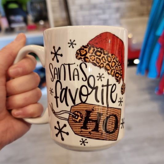 Santa's Favourite Ho Large Mug