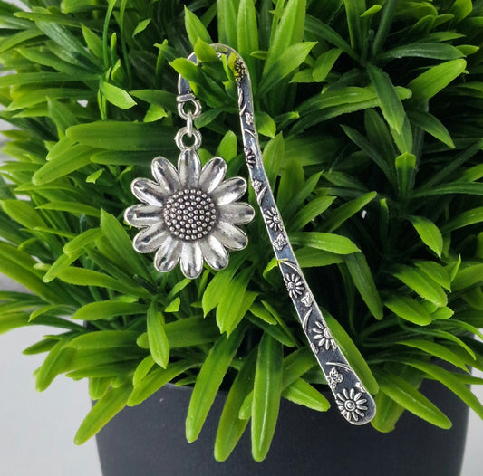 Handmade Bookmark - Floral Sunflower